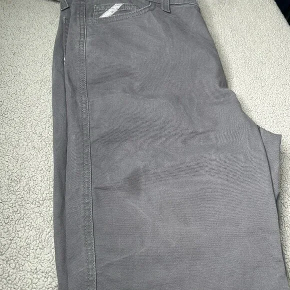 Ariat Rebar Perfect Rise Made Tough Straight Pant Womens 33R Fits 36x31.5 Gray - Picture 14 of 16
